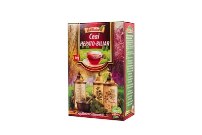 Ceai hepato-biliar, 20 plicuri, AdNatura