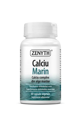 Calciu Marin, 60 capsule vegetale, Zenyth