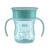 Canuta 360 Perfect Cup pentru copii 12 luni+ Turcoaz, 200ml, Chicco