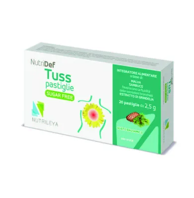 Capsule pin fara zahar NutriDef Tuss, 20 capsule, Nutrileya