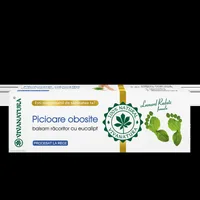Balsam racoritor cu eucalipt pentru picioare obosite, 75ml, VivaNatura