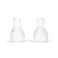 Set tetine din silicon super fin 3 luni+ Baby, 2 bucati, Minut