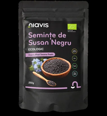 Susan negru ecologic, 250g, Niavis