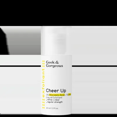 Lotiune exfolianta 6% acid mandelic BHA Cheer Up, 30ml, Geek&Gorgeous