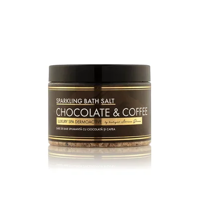Sare de baie cu aroma de ciocolata si cafea Luxury SPA Dermoactive, 600g, Lotus Cosmetics