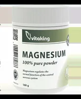 Pulbere de magneziu citrat, 160g, Vitaking