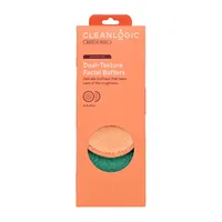 Set bureti pentru curatarea fetei cu doua texturi Bath & Body, 3 bucati, Cleanlogic