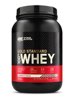 Pudra proteica proteine din zer 100% Whey Gold Standard Biscuiti si Crema, 896g, Optimum Nutrition