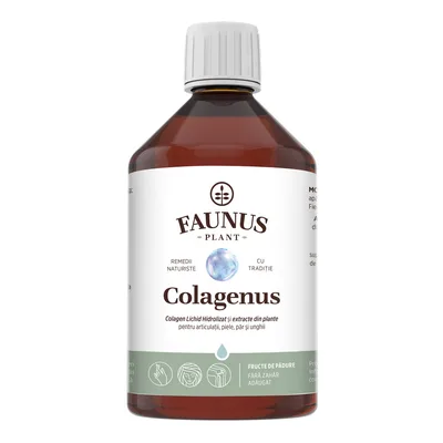 Colagen lichid pentru articulatii si piele Colagenus, 500ml, Faunus Plant
