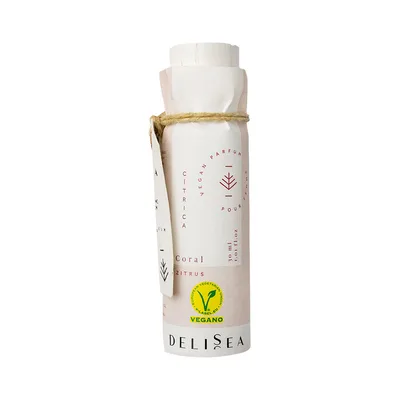 Apa de parfum vegan cu note citrice pentru dama Coral, 30ml, Delisea