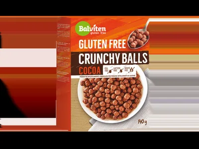 Bilute crocante cu cacao fara gluten si lactoza, 140g, Balviten