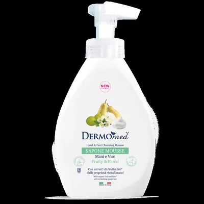 Sapun spuma pentru maini si fata Fructat si Floral, 500ml, Dermomed