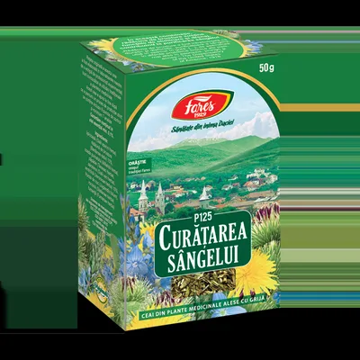 Ceai curatarea sangelui P125, 50g, Fares