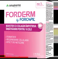 Forderm by Forcapil Booster cu Colagen, 10 flacoane