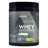 Pudra proteica cu aroma de vanilie Whey Concentrate Protein, 908g, Adams Vision