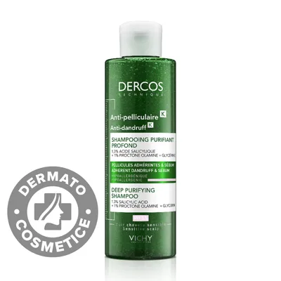 Sampon purificator antimatreata Dercos, 250ml, Vichy