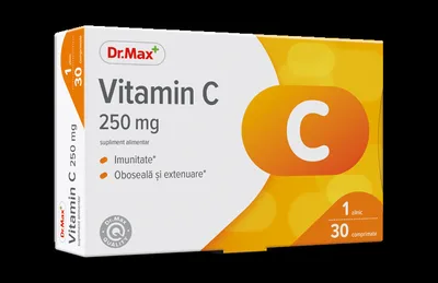 Dr. Max Vitamin C 250mg, 30 comprimate filmate