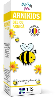 Arnikids Baby 4 You gel cu arnica pentru copii, 20 ml, Tis