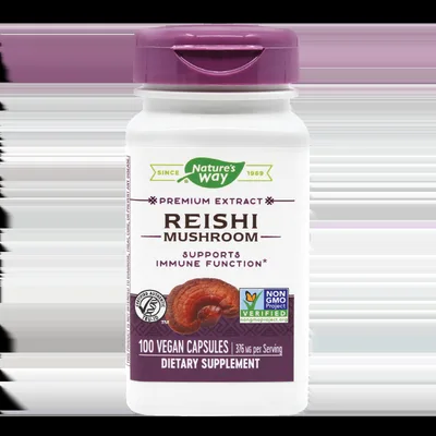 Reishi Natures Way, 100 capsule, Secom
