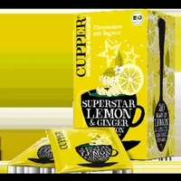 Ceai de lamaie cu ghimbir Eco SuperStar, 50g, Cupper