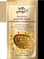 Masca exfolianta si hidratanta Galaxy Shine Like A Golden Queen, 12ml, Selfie Project