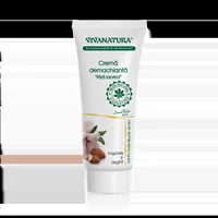 Crema demachianta cu migdale si argint coloidal, 75ml, VivaNatura
