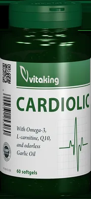 Complex Cardiolic pentru inima, 60 capsule moi, Vitaking