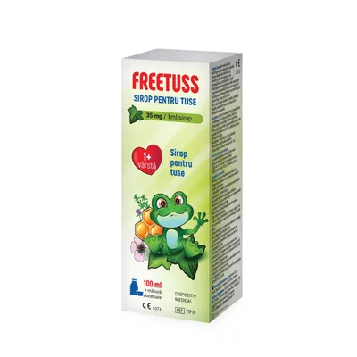 Sirop de tuse pentru copii Freetuss, 100ml, Vedra