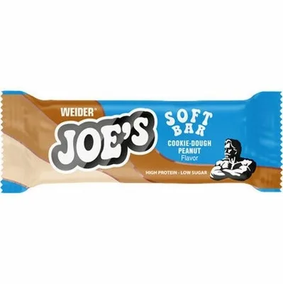 Baton proteic cu aroma de Cookie-Dough Peanut Joe's Soft Bat, 50g, Weider