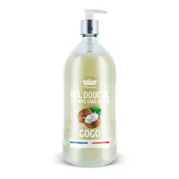 Gel de dus cu Cocos Surgras fara sapun, 1l, Les Petites Bains de Provence
