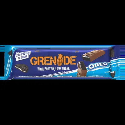Baton proteic cu aroma de biscuiti oreo, 60g, Grenade