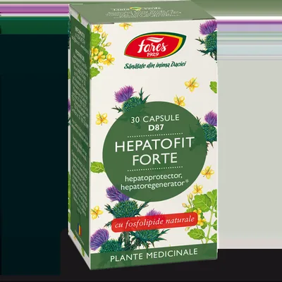 Hepatofit Forte D80, 30 capsule, Fares