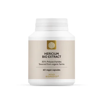 Extract de ciuperci Hericium Bio, 60 capsule, Novo Biomedics