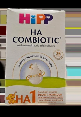 Lapte praf HA 1 Combiotic lapte de inceput de la nastere, 350 g, HiPP