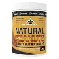 Natural Peanut Butter Smooth, 1kg, Vitabolic