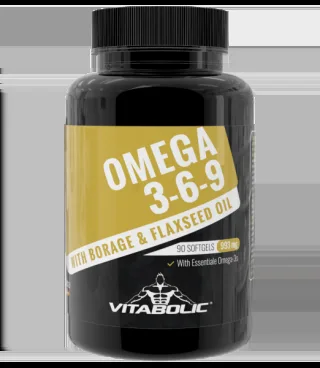 Omega 3-6-9 Softgels, 90 capsule, Vitabolic