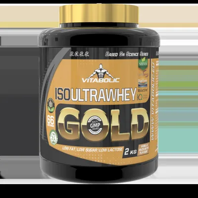 ISO UltraWhey Gold cu aroma Vanilla Hazelnut, 2kg, Vitabolic