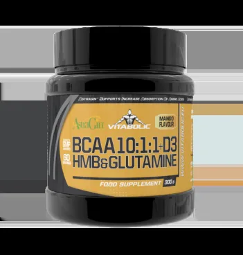 Aminoacizi pudra BCAA 10:1:1 Glutamine HMB Cola, 300g, Vitabolic