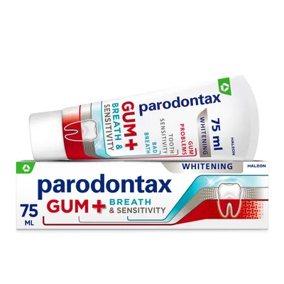 Pasta de dinti Gum + Breath Sensitivity and Whitening, 75ml, Parodontax