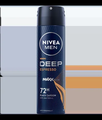 Deodorant spray pentru barbati Deep Espresso Black Carbon, 150ml, Nivea