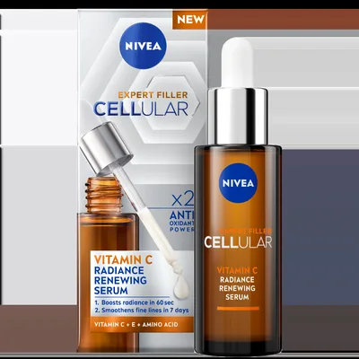 Ser facial cu Vitamina C Cellular Expert Filler, 30ml, Nivea