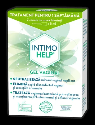Gel vaginal, 7x5ml, Intimohelp