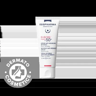 Crema antiroseata Invisible SPF50+ Ruboril, 40ml, Isis Pharma