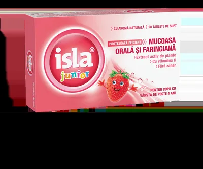 Isla junior aroma de capsuni, 20 tablete, Engelhard Arzneimittel