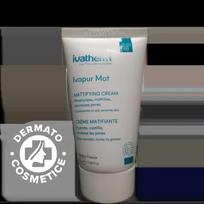 Crema matifianta pentru piele grasa si mixta Ivapur Mat, 40ml, Ivatherm