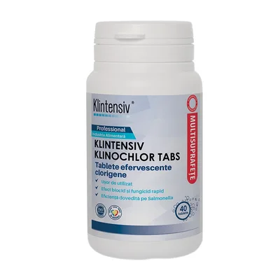 Tablete clorigene efervescente KlinoChlor Tabs, 280 bucati, Klintensiv