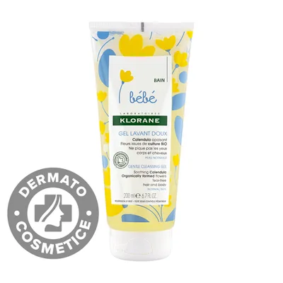 Pachet Gel spumant, 2 x 500ml, Klorane Bebe