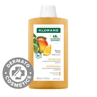 Sampon cu extract de Mango, 400ml, Klorane