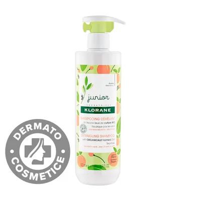 Sampon cu aroma de piersica, 200ml, Klorane Junior