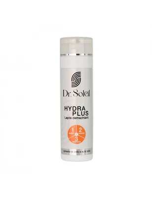 Lapte demachiant 3 in 1 Hydra Plus, 250ml, Dr. Soleil